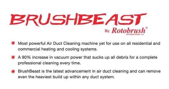 brush beast air duct cleaning equipment